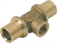 Té sortie femelle diamètre 16-15-21 en laiton REHAU CHAUFFAGE Dernier Modèle